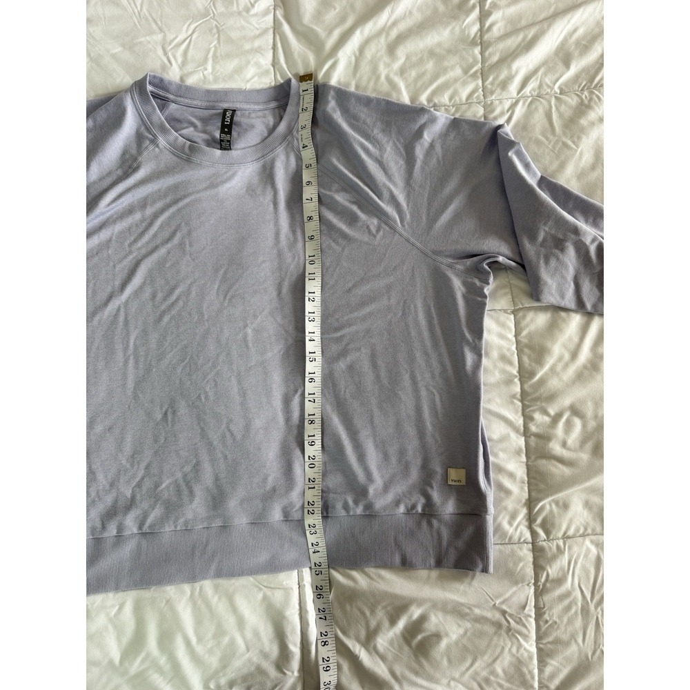 Vuori Daydream Crew Sweatshirt Top Light Lavender Purple XL Soft Pullover EUC - Picture 4 of 7